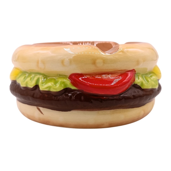 Aschenbecher Keramik "Burger"